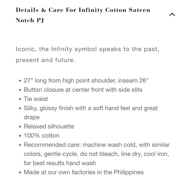 NATORI Infinity Cotton Sateen Notch PJ in Hibiscus Size XL - Picture 6 of 6